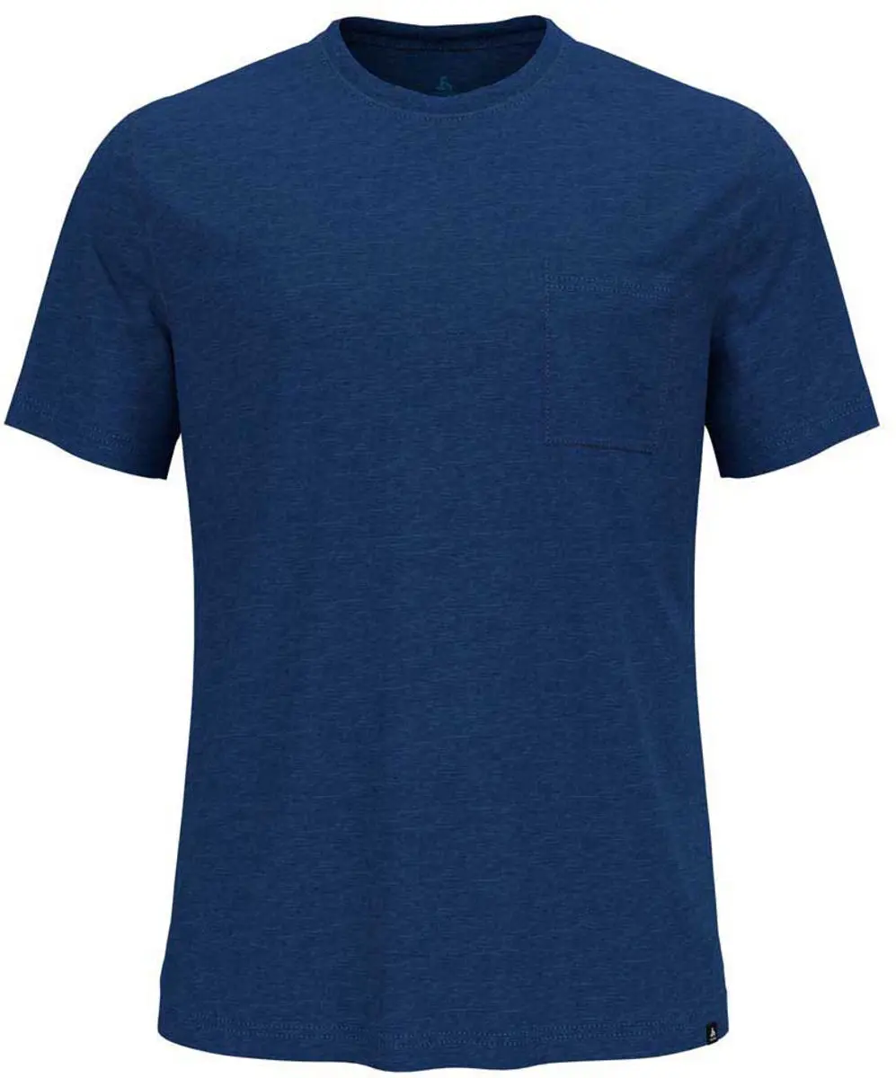 Odlo Essential Natural Tee T-shirt Met Korte Mouwen Blauw M Man