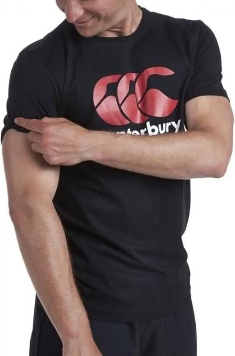 Canterbury CCC Logo T-Shirt Heren - XXL - Rood - afbeelding 5 van 6