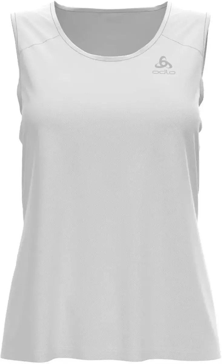 Odlo Cardada Mouwloos T-shirt Wit XS Vrouw