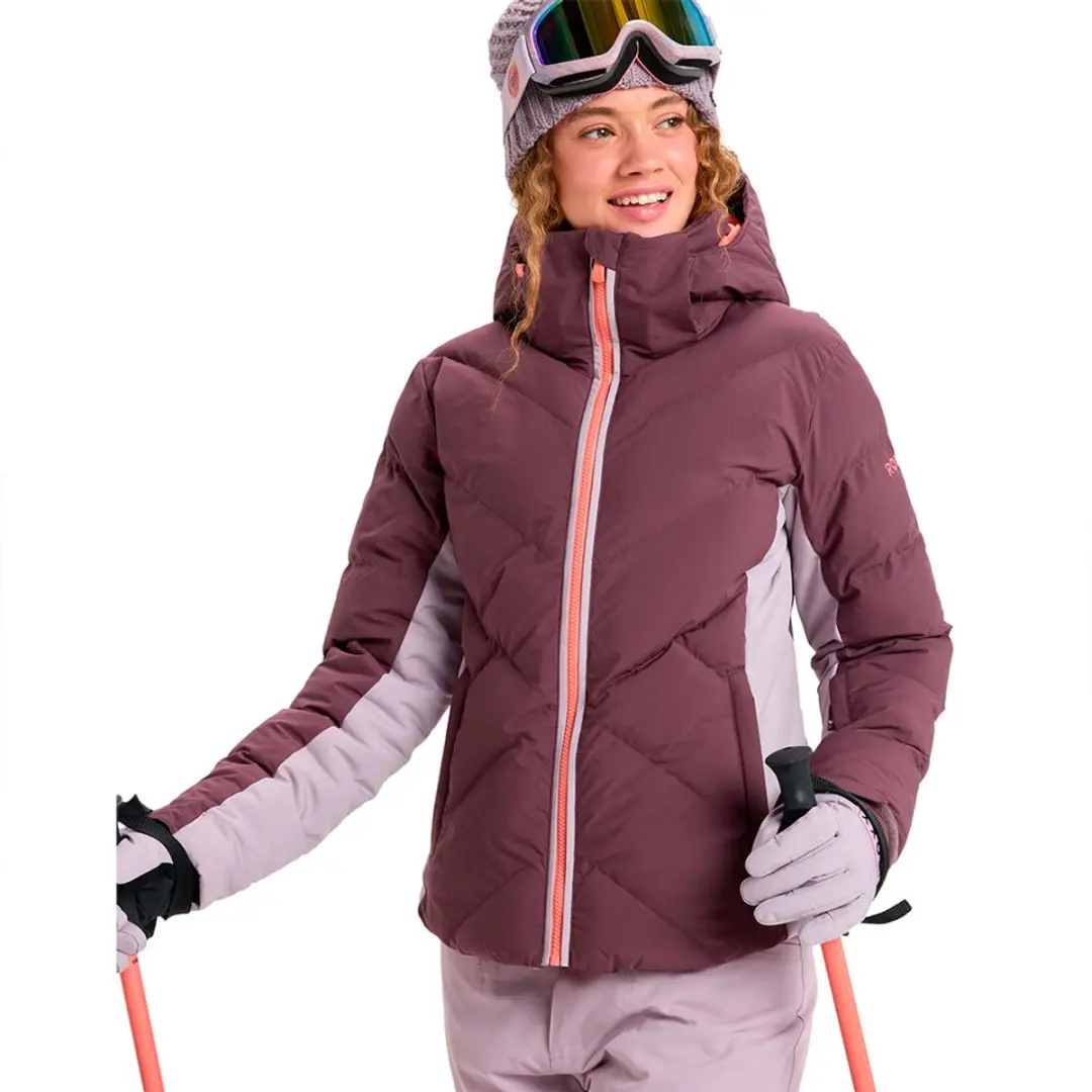 Roxy Snowdrift Jas Paars S Vrouw