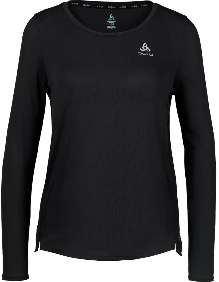 Odlo Zeroweight Chill-tec T-shirt Met Lange Mouwen Zwart S Vrouw
