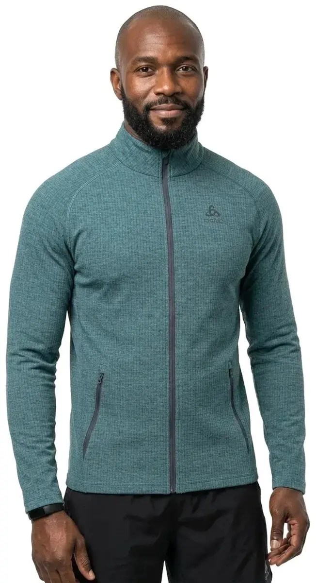 Odlo Fli Fleece Met Volledige Rits Groen 2XL Man