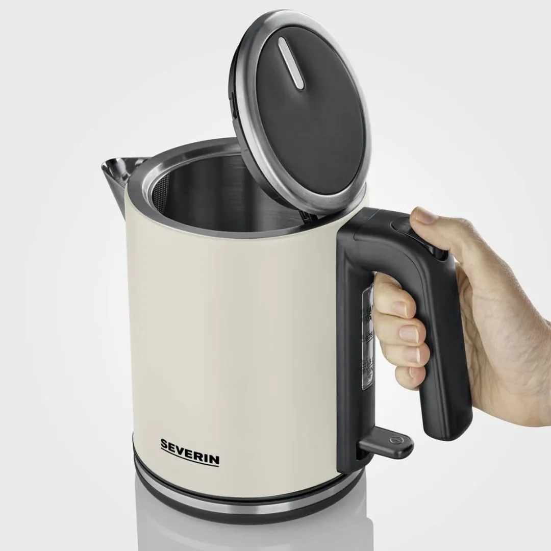 Severin WK 9577 Waterkoker 2400W - 1L - Beige/Zwart