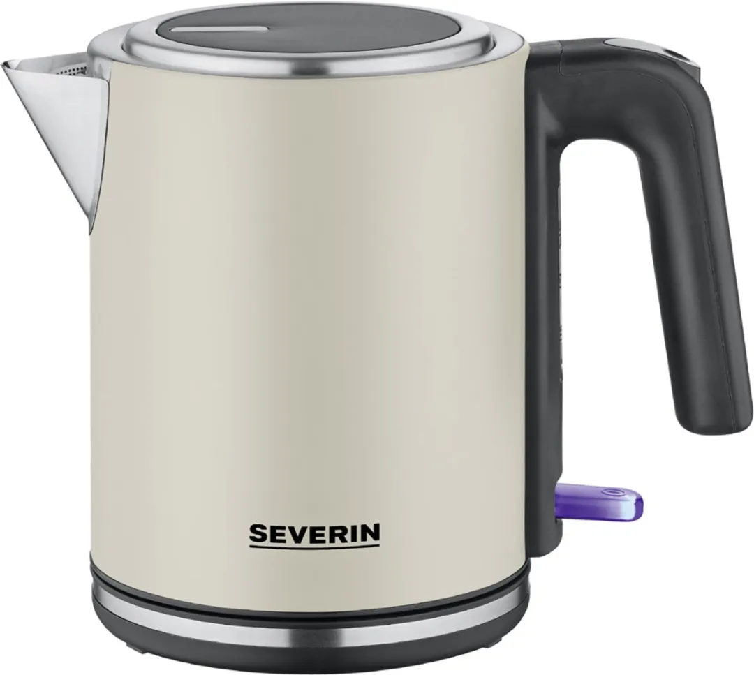 Severin WK 9577 Waterkoker 2400W - 1L - Beige/Zwart - afbeelding 6 van 6