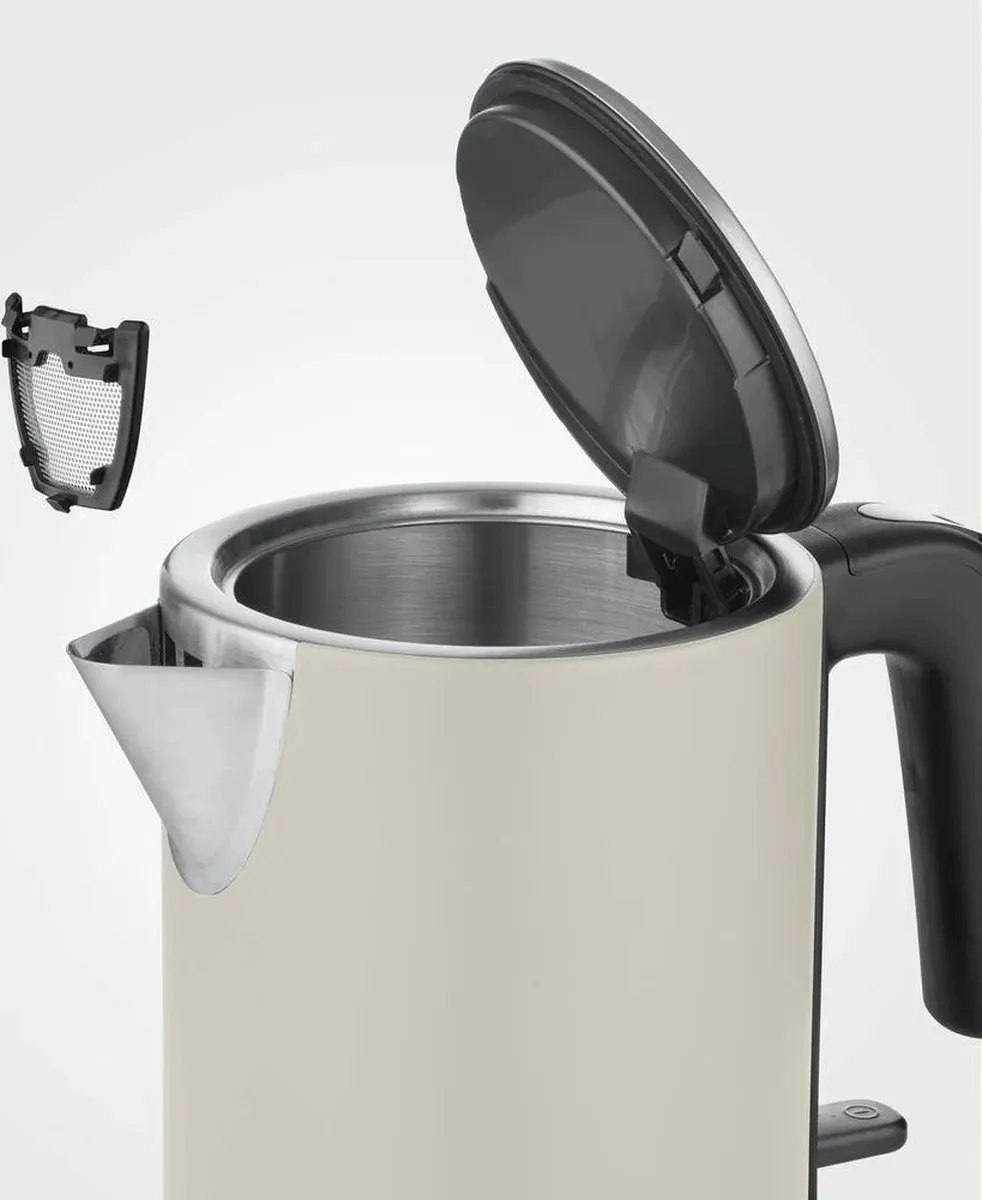 Severin WK 9577 Waterkoker 2400W - 1L - Beige/Zwart