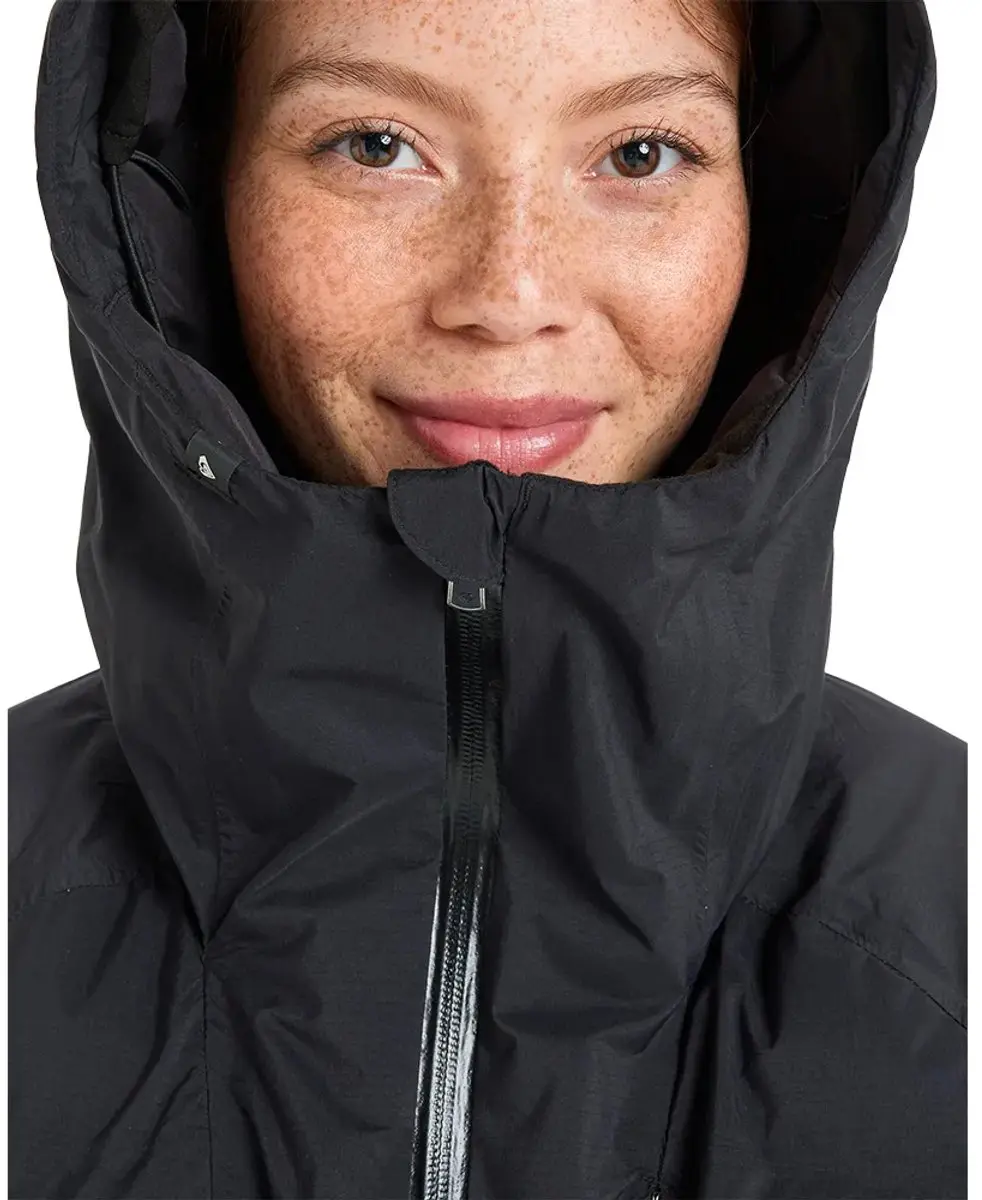 Roxy Luna Frost Dames Snowboardjas - Zwart - afbeelding 6 van 6