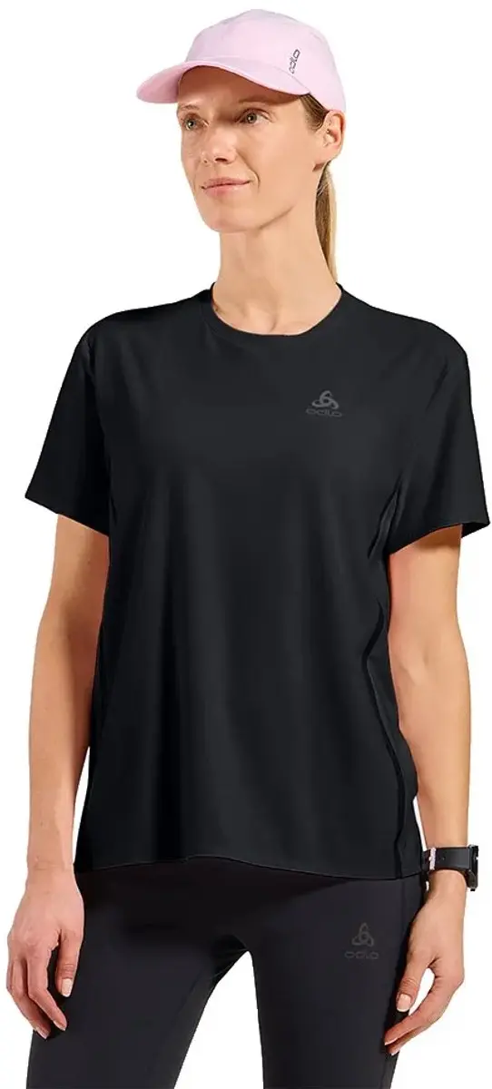 Odlo Zeroweight Chill-tec T-shirt Met Korte Mouwen Zwart L Vrouw