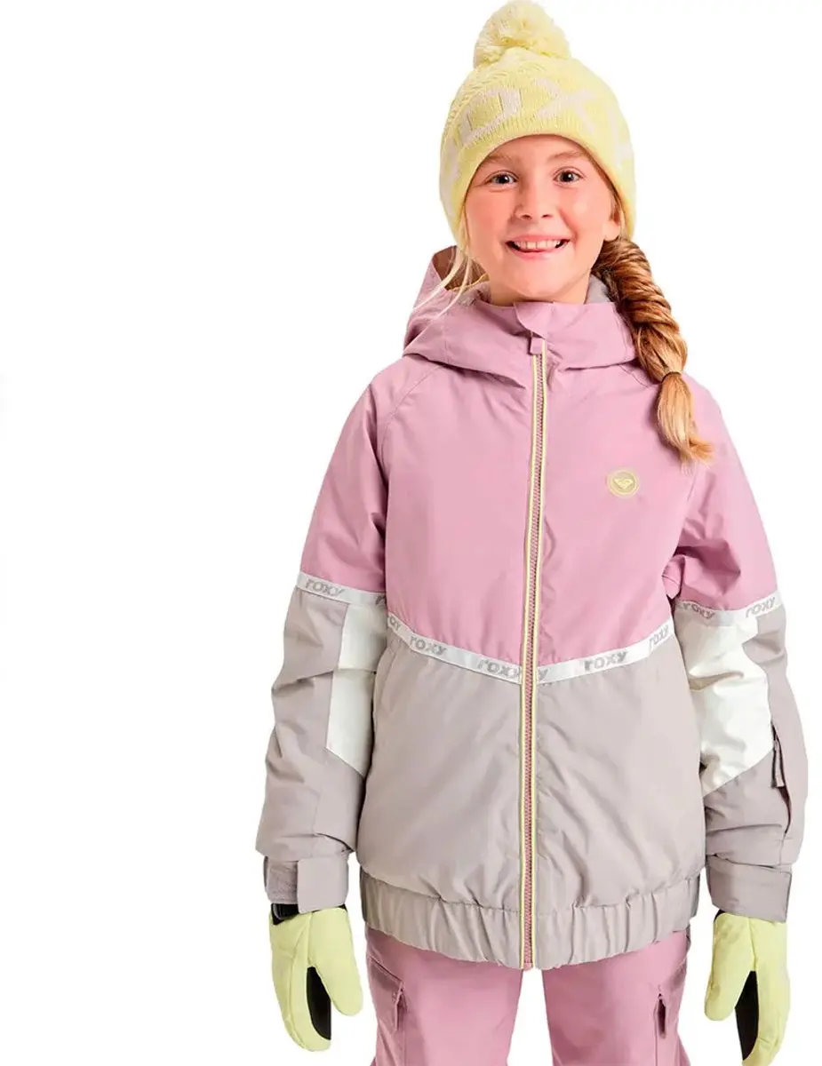 Roxy Hekla Ice Meisjes Ski-jas - 140 - Discreet Mauve - afbeelding 6 van 6