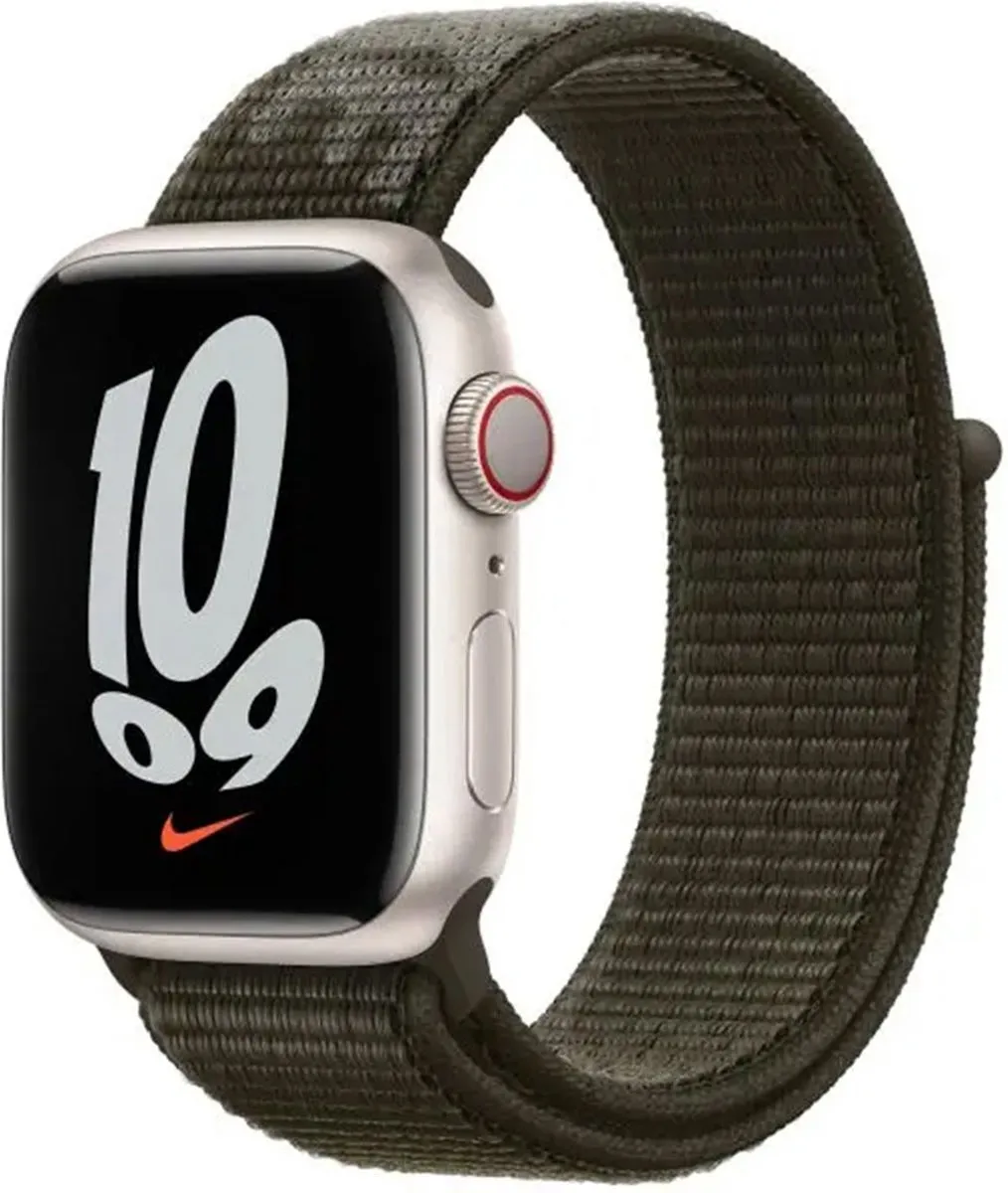 Apple Watch Nike Geweven Sportband Khaki