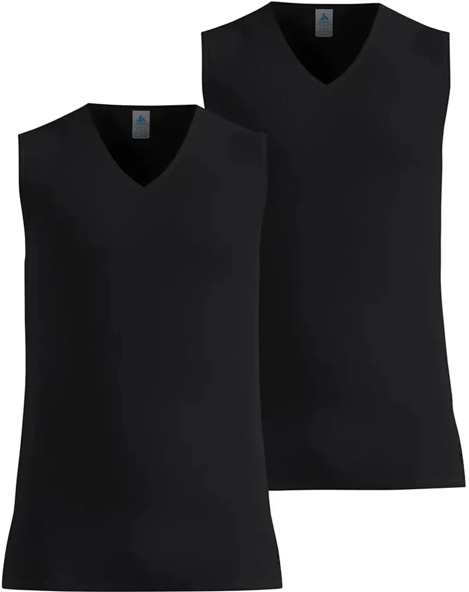 Odlo Active Light Mouwloos T-shirt 2 Eenheden Zwart S Man