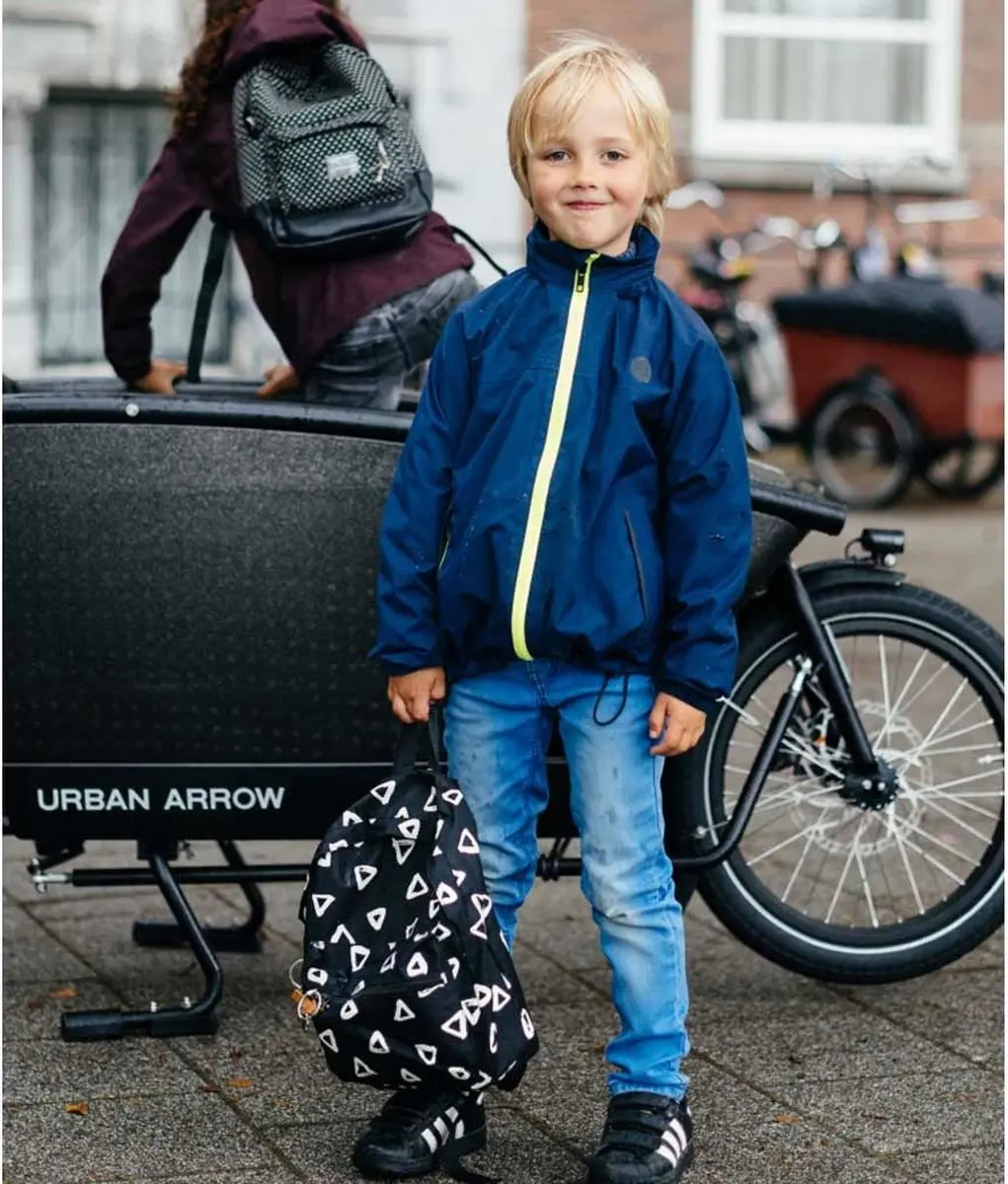 AGU Go Essential Kinderregenjas - Blauw - 128 - afbeelding 2 van 6