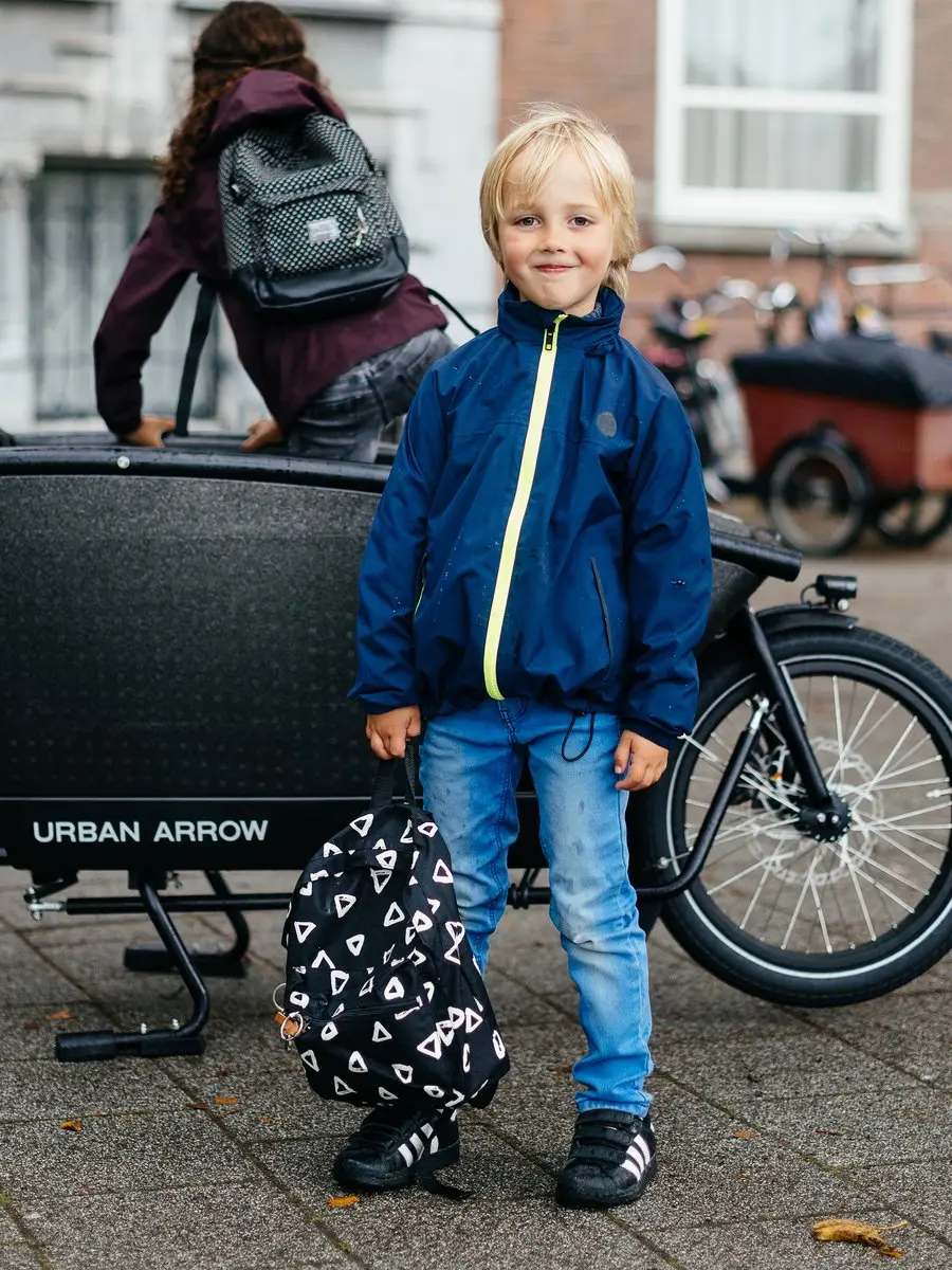AGU Go Essential Kinderregenjas - Blauw - 128 - afbeelding 5 van 6