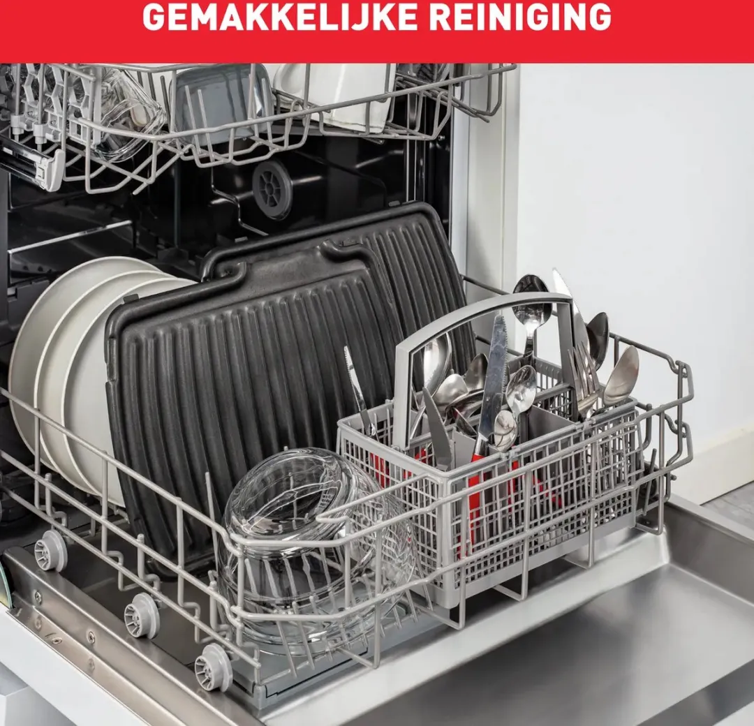 Rowenta GR305012 Ultracompact Contactgrill 2000W - Zwart/RVS