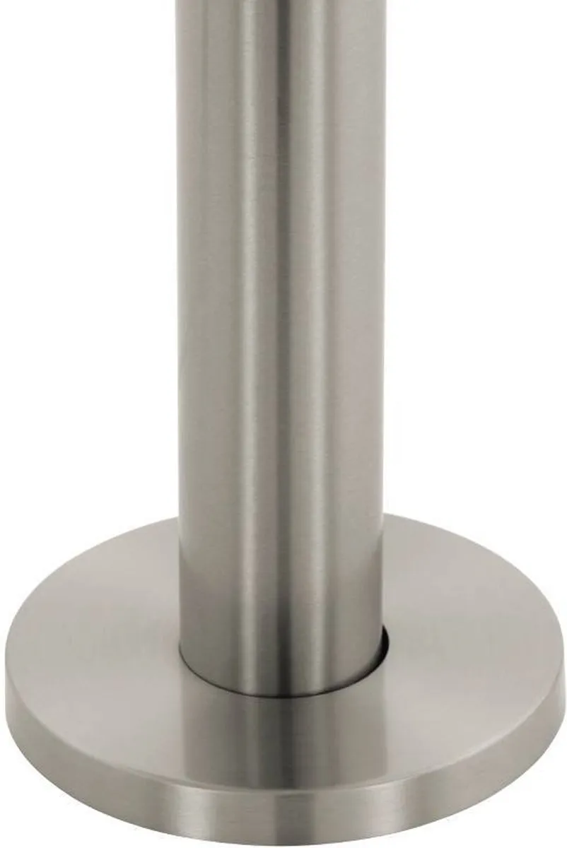 EGLO connect.z Nisia-Z Smart Sokkellamp E27 - 52,5cm - Wit/RVS - RGB & Wit - Zigbee