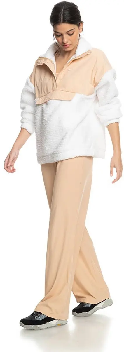 Roxy Waves Of Warmth Layered Fleece Beige XS Vrouw