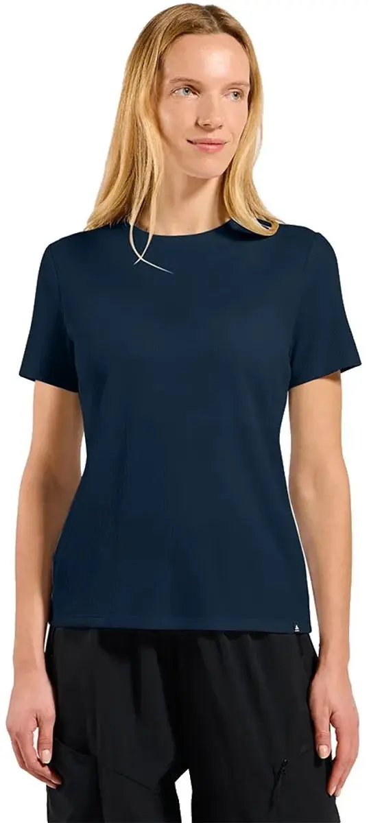 Odlo Cubic Light T-shirt Met Korte Mouwen Blauw M Vrouw