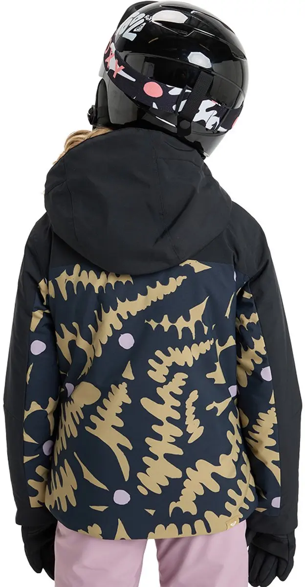 Roxy Free Jet Block Skijas Meisjes - Fennel Seed - 8 Jaar - afbeelding 2 van 5