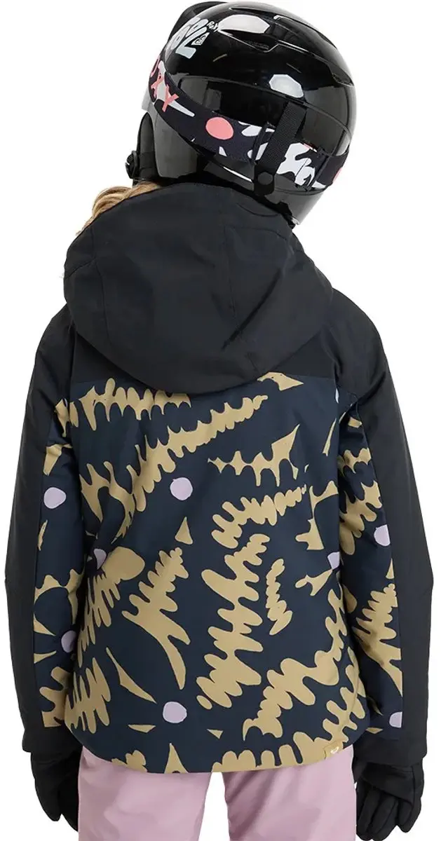Roxy Free Jet Block Skijas Meisjes - Fennel Seed - 8 Jaar - afbeelding 3 van 5