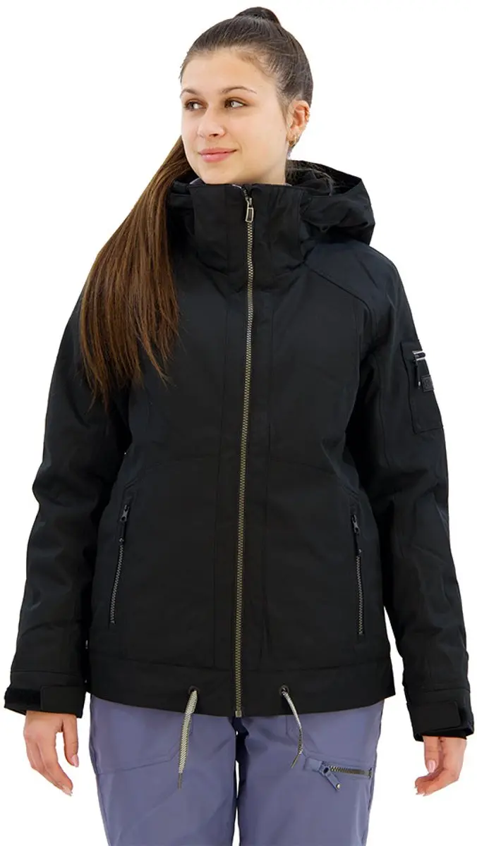 Roxy Meade Jas Zwart 2XL Vrouw