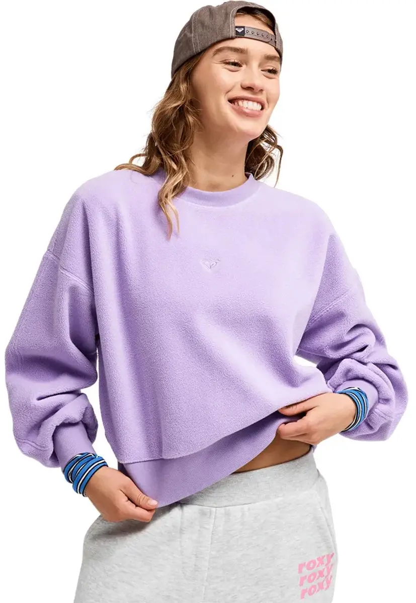 Roxy Chill Story Fleece Paars S Vrouw