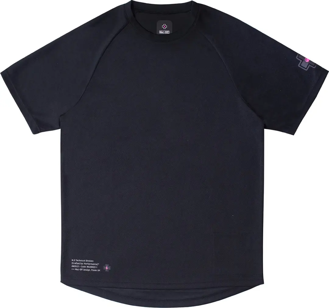 Muc Off Riders T-shirt Met Korte Mouwen Zwart M Man