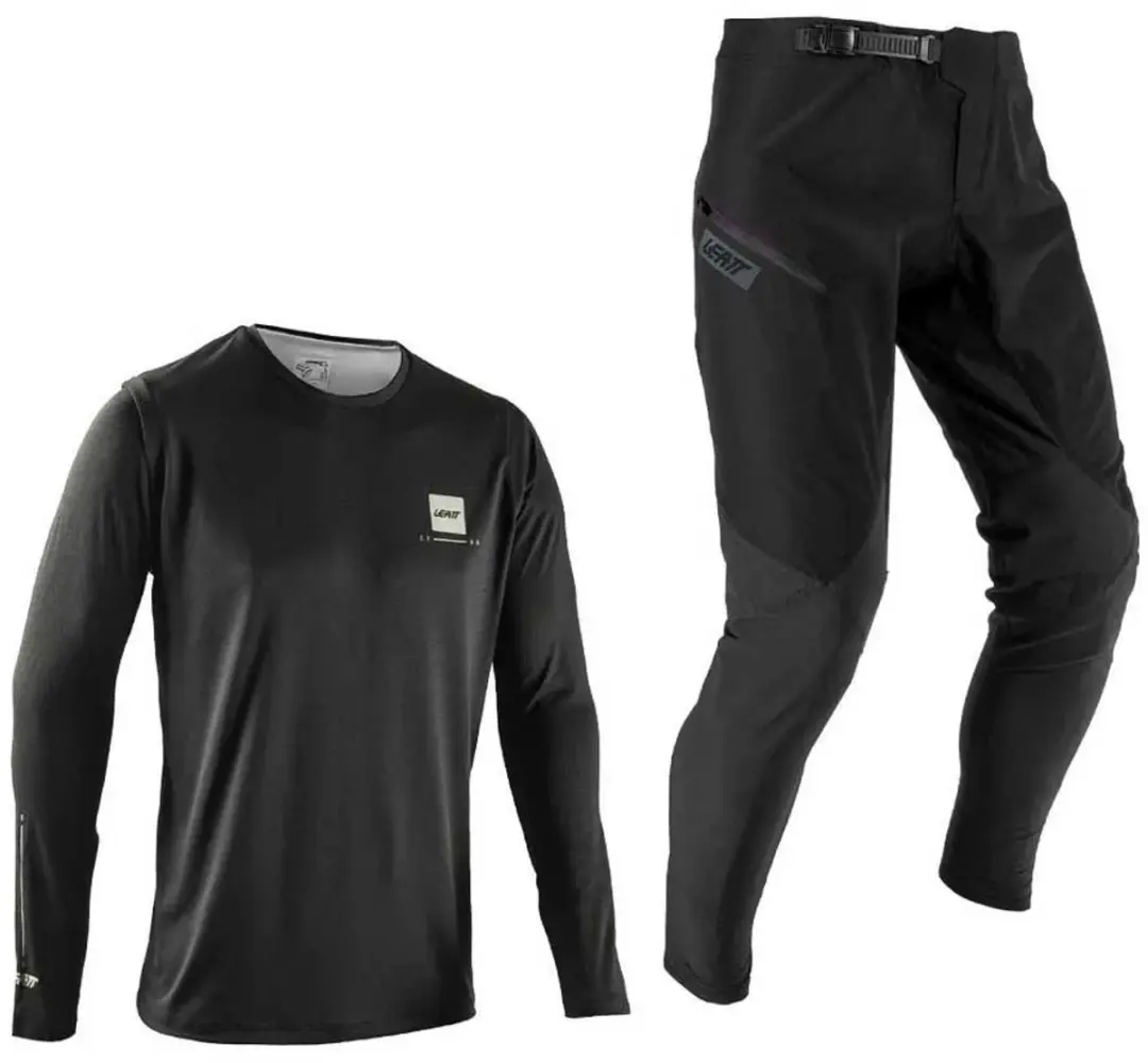 Leatt Gravity 1.0 T-shirt Met Lange Mouwen Zwart 120-130 cm Kinderen