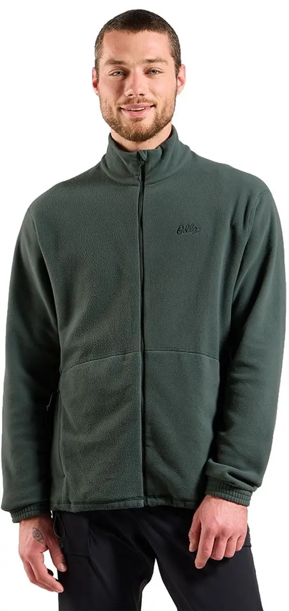 Odlo Classic Fleece Met Volledige Rits Groen XL Man