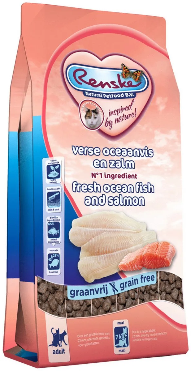 Renske Kat Adult Maxi Verse Zeevis & Zalm 6kg