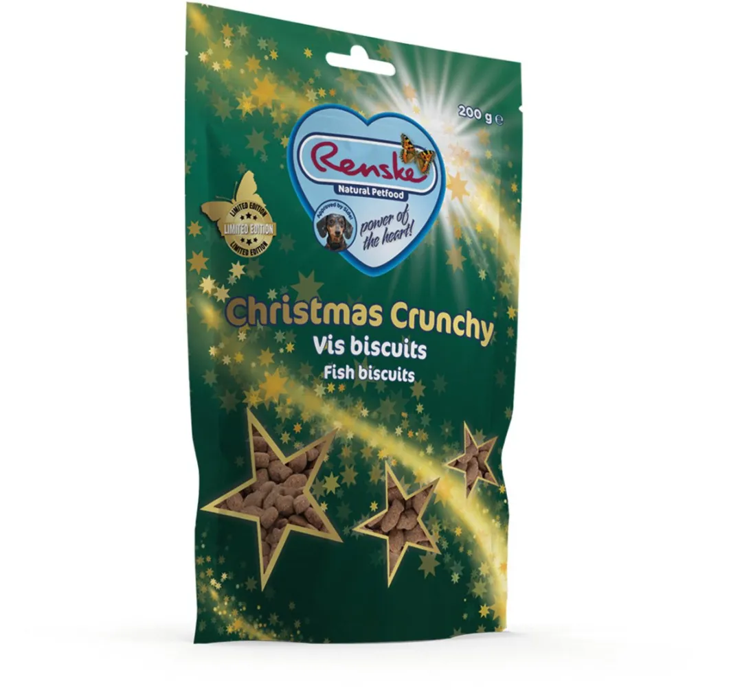 Renske Christmas Crunchy Vis Verwensnacks 200g