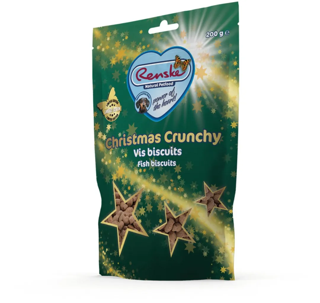 Renske Christmas Crunchy Vis Verwensnacks 200g