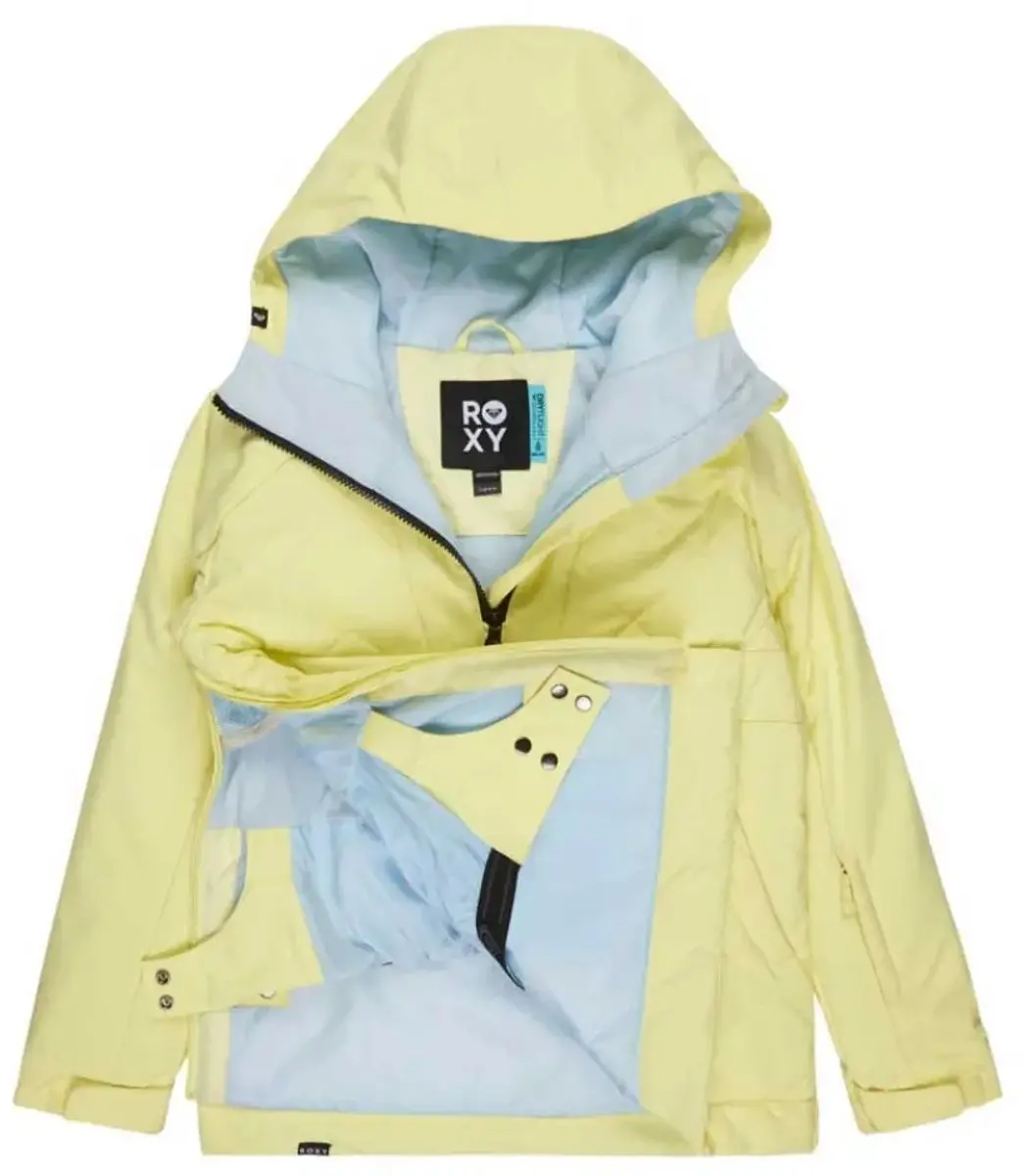 Roxy Radiant Lines Meisjes Ski-jas - Yellow Pear - afbeelding 6 van 6