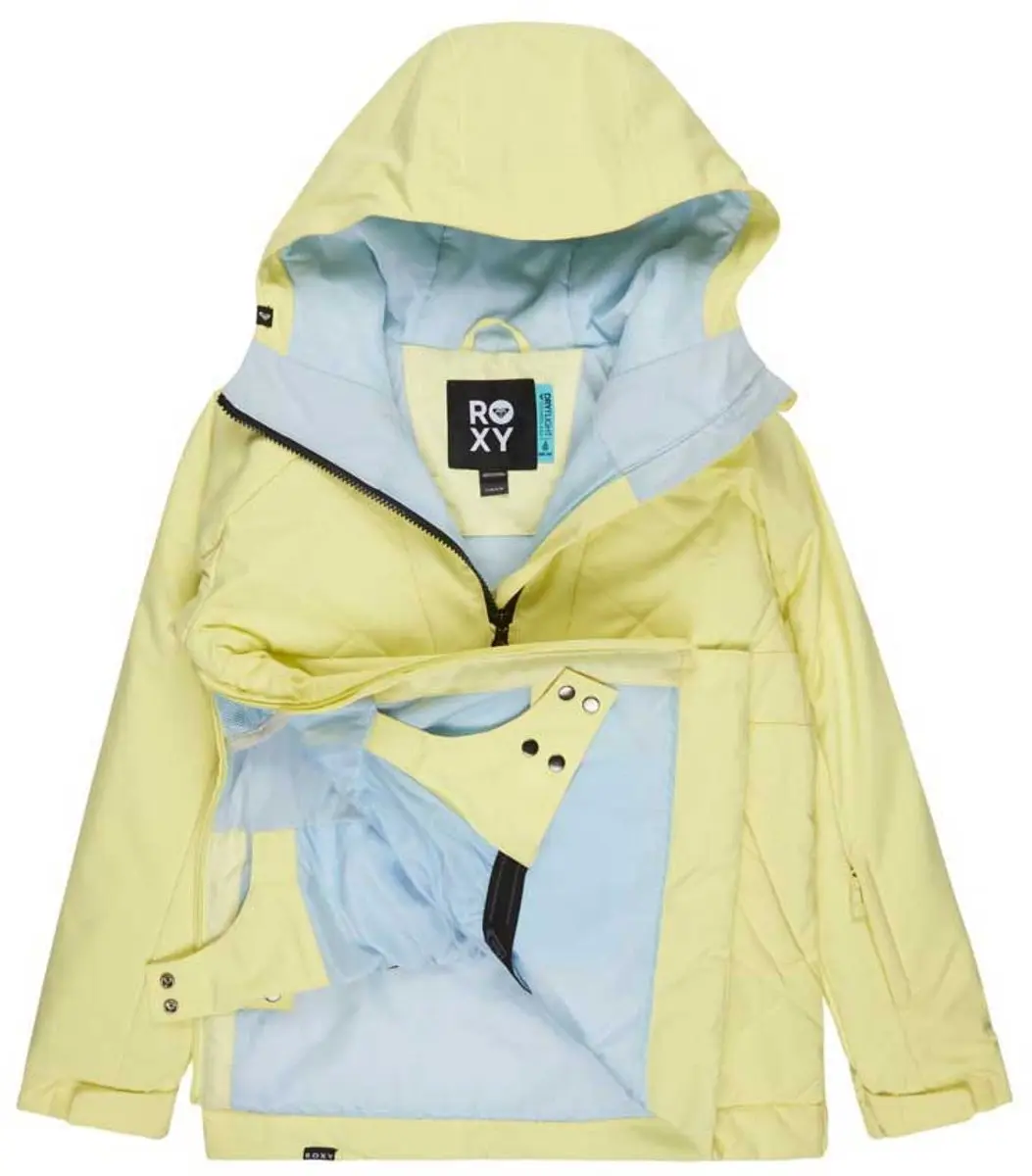Roxy Radiant Lines Meisjes Ski-jas - Yellow Pear - afbeelding 5 van 6
