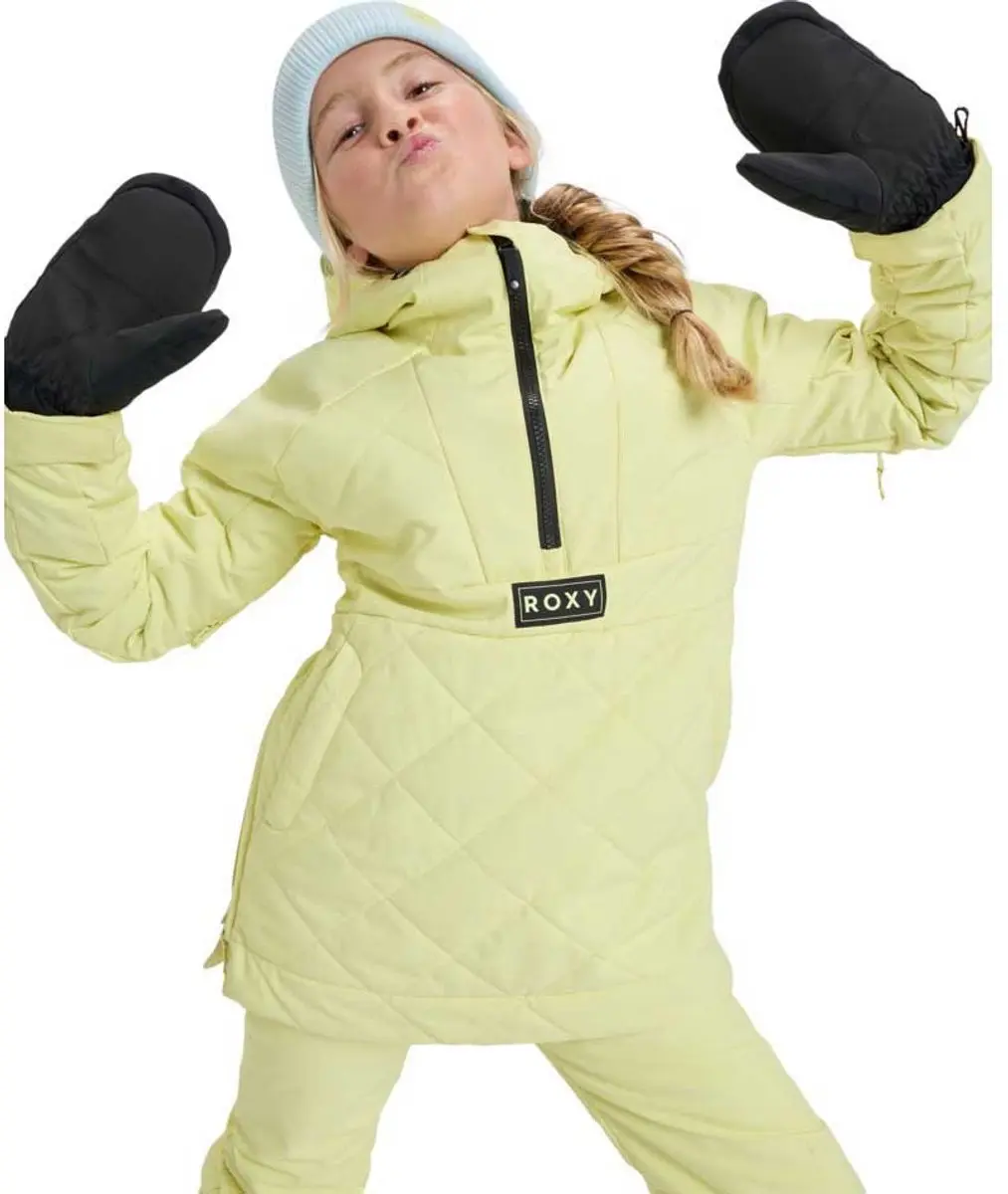 Roxy Radiant Lines Meisjes Ski-jas - Yellow Pear - afbeelding 4 van 6