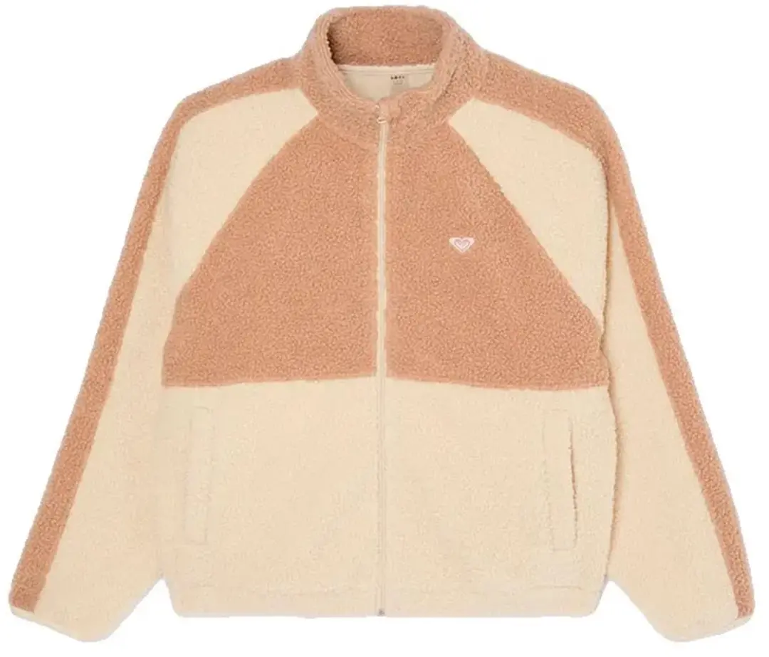 Roxy Boundless Spirit Dames Fleece - Beige - S - afbeelding 2 van 4