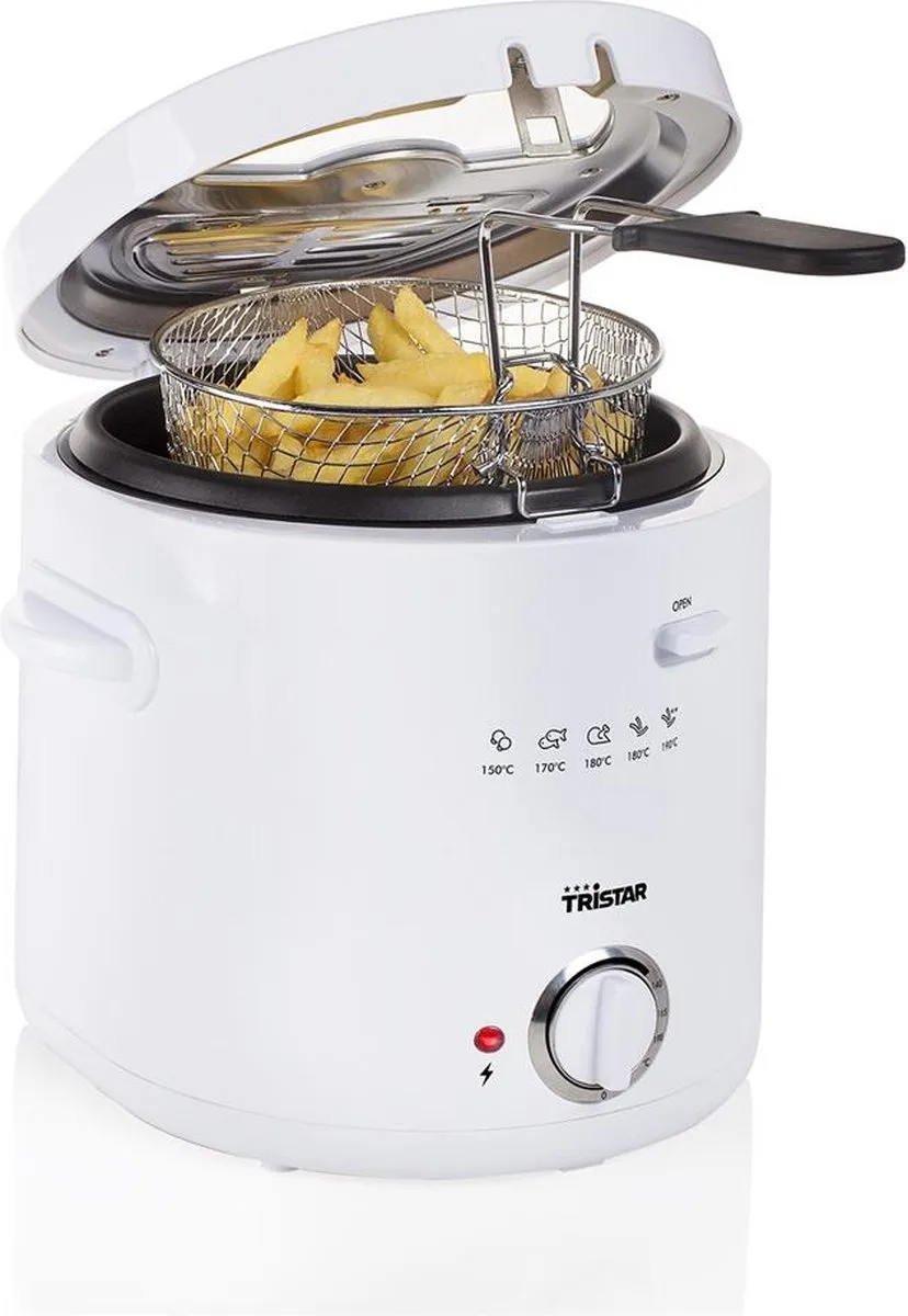 Tristar FR-6941 Frituurpan 1.5L - 1000W - Wit