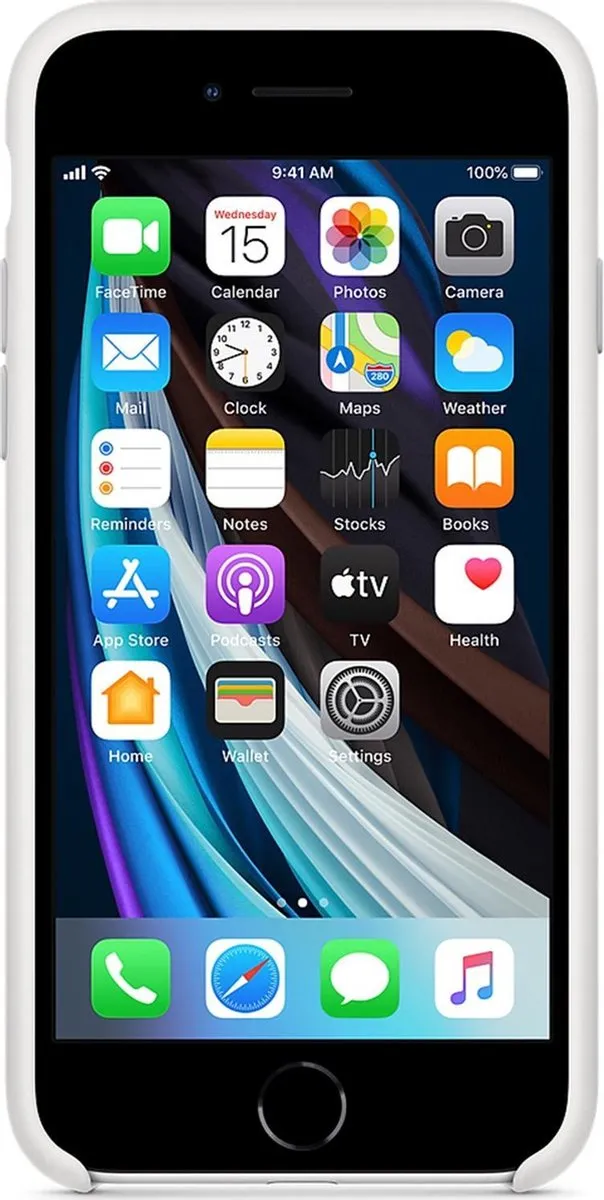 Apple Siliconen Hoesje iPhone SE 2022/2020 MXYJ2ZM/A - Wit