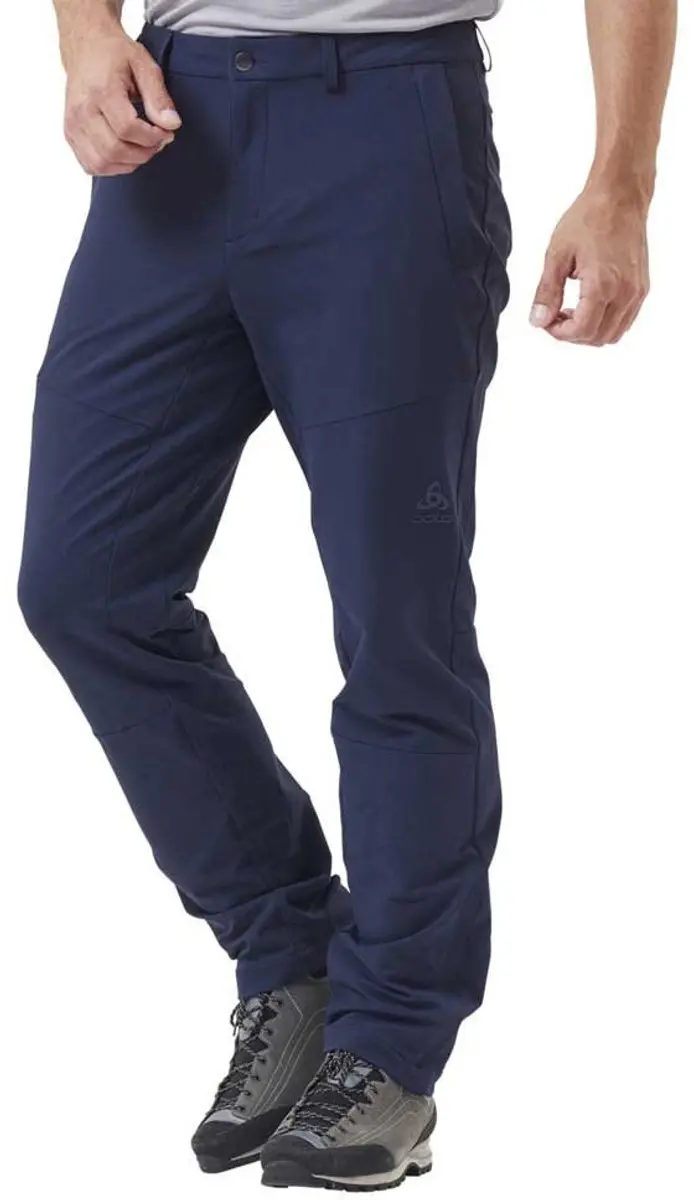 Odlo Ascent Warm Broek Blauw 48 Man