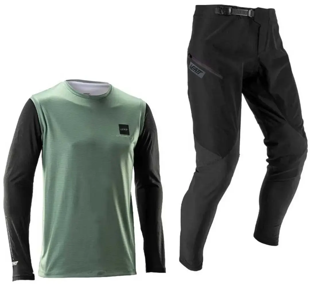Leatt Gravity 1.0 T-shirt Met Lange Mouwen Groen 2XL Man