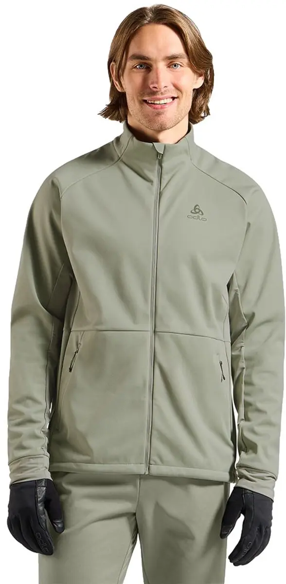 Odlo Essential Warm Jas Groen L Man
