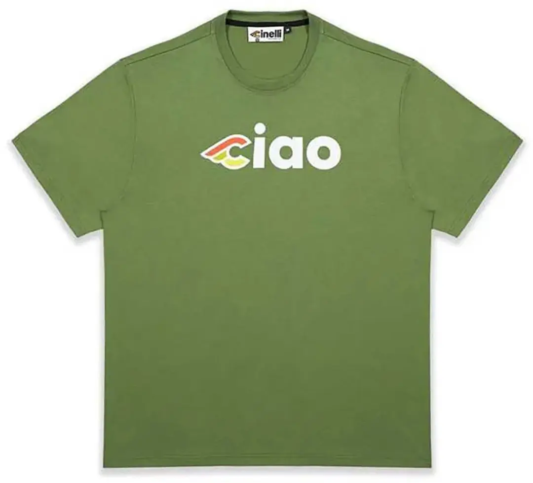 Cinelli Ciao 2 T-shirt Met Korte Mouwen Groen L