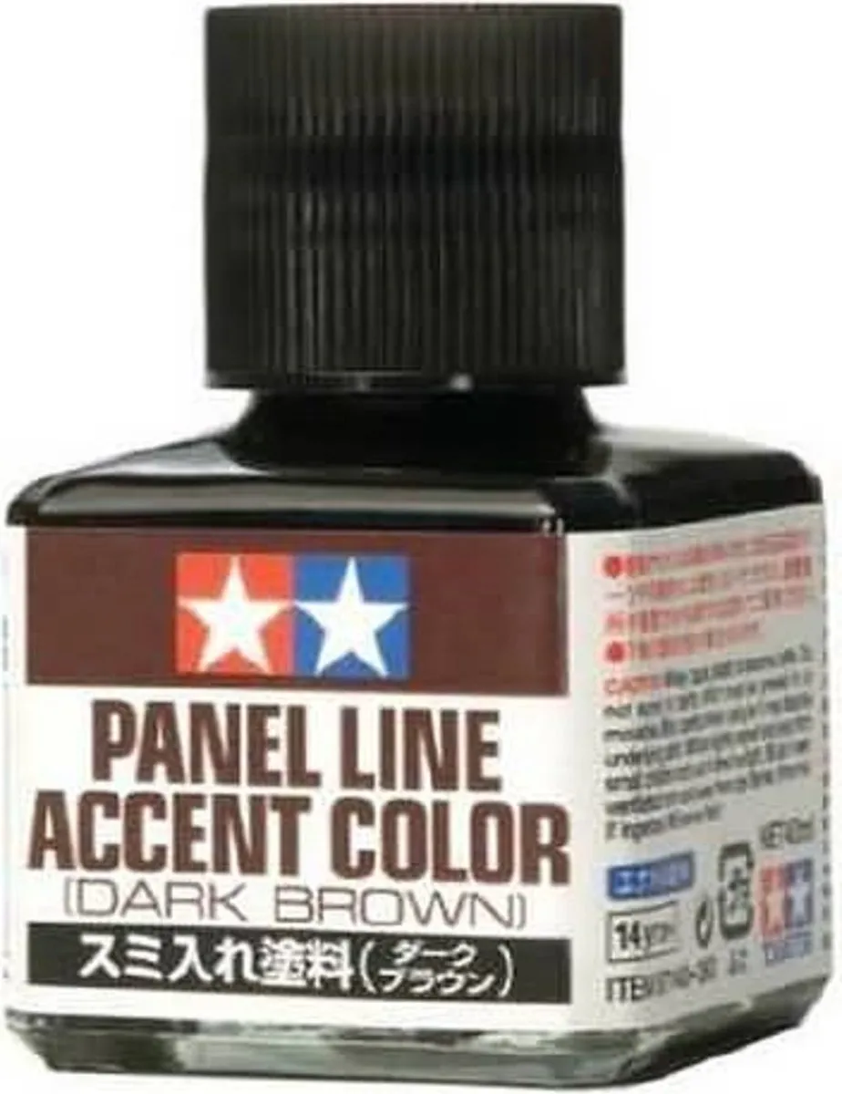 Tamiya Panel Line Accent Color Dark Brown 40ml