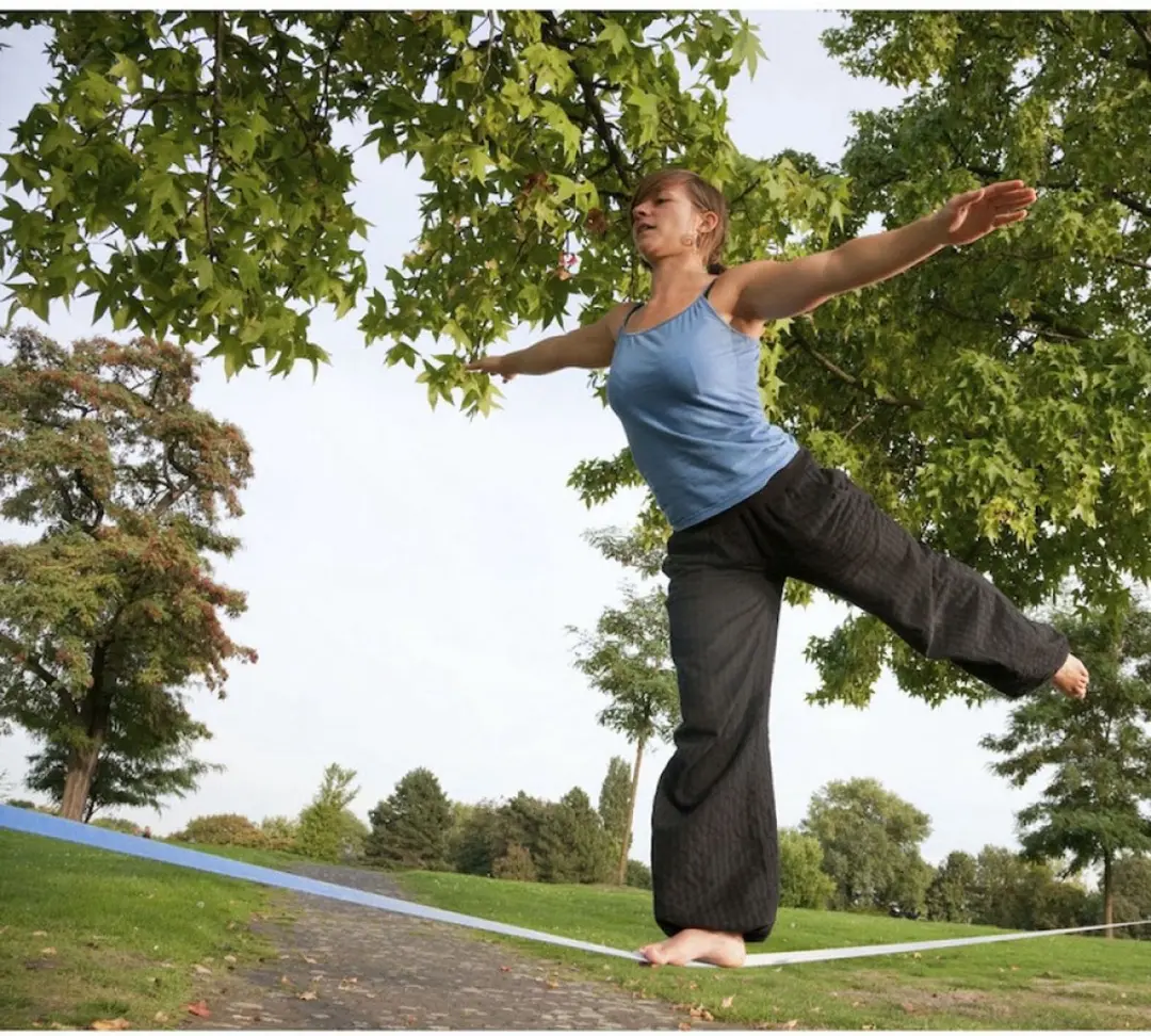 Sporti HQ Inspiration Slackline 15m - Geel - afbeelding 6 van 6