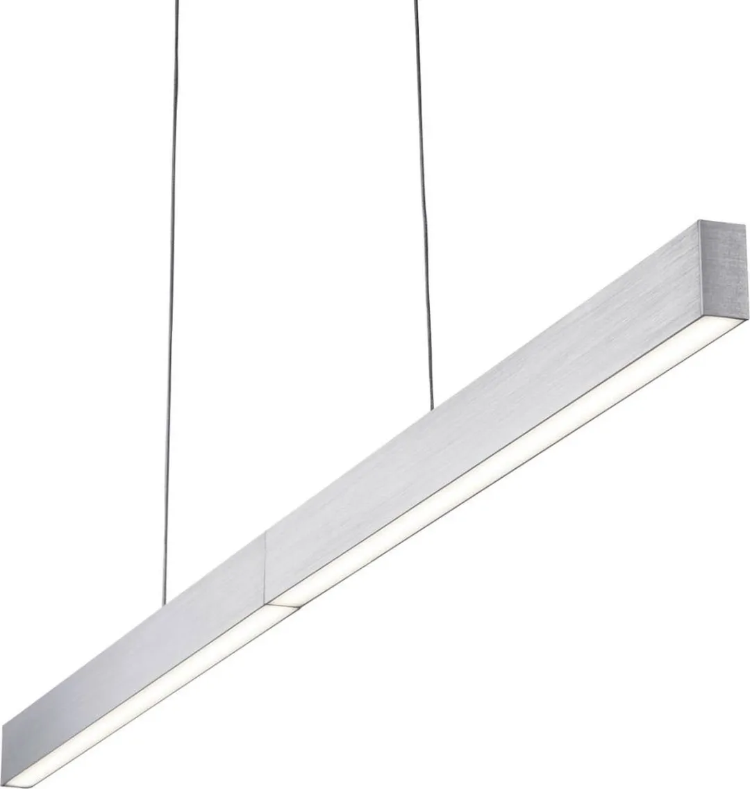 Paulmann LED Hanglamp Aptare Zigbee 2x2400lm - 2700K - Alu Geborsteld