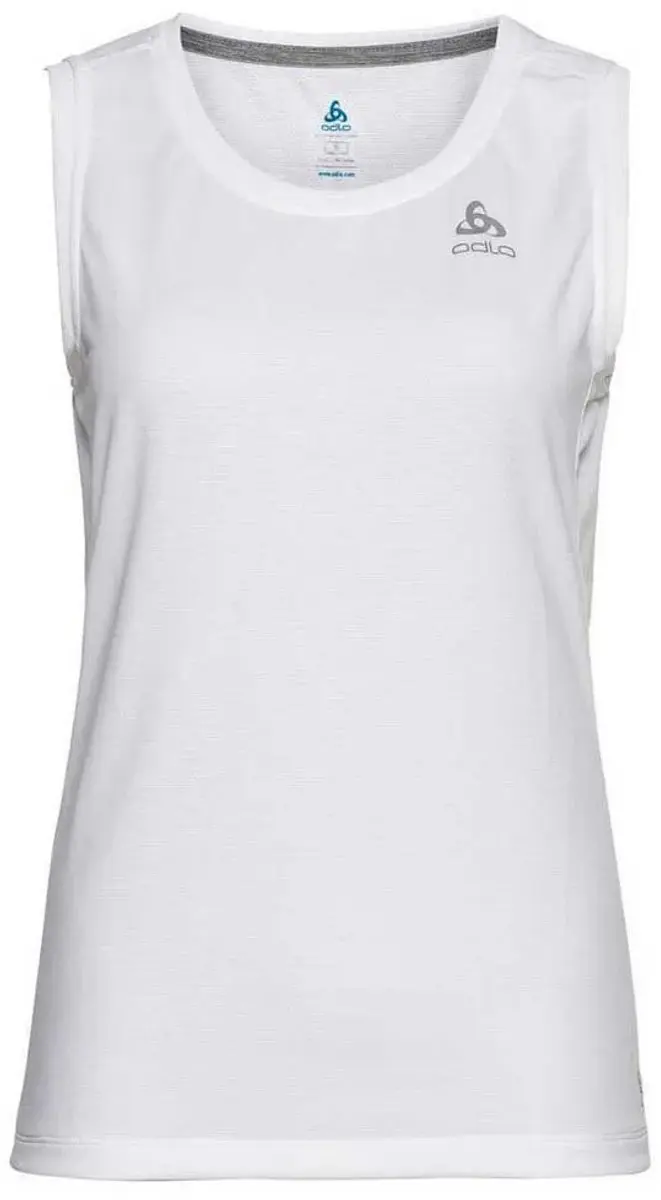 Odlo F-dry Mouwloos T-shirt Wit S Vrouw