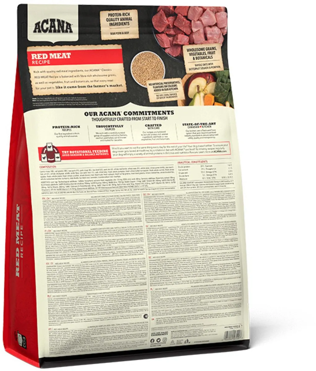 Acana Classics Classic Red Lam&Rund Hondenvoer 2kg