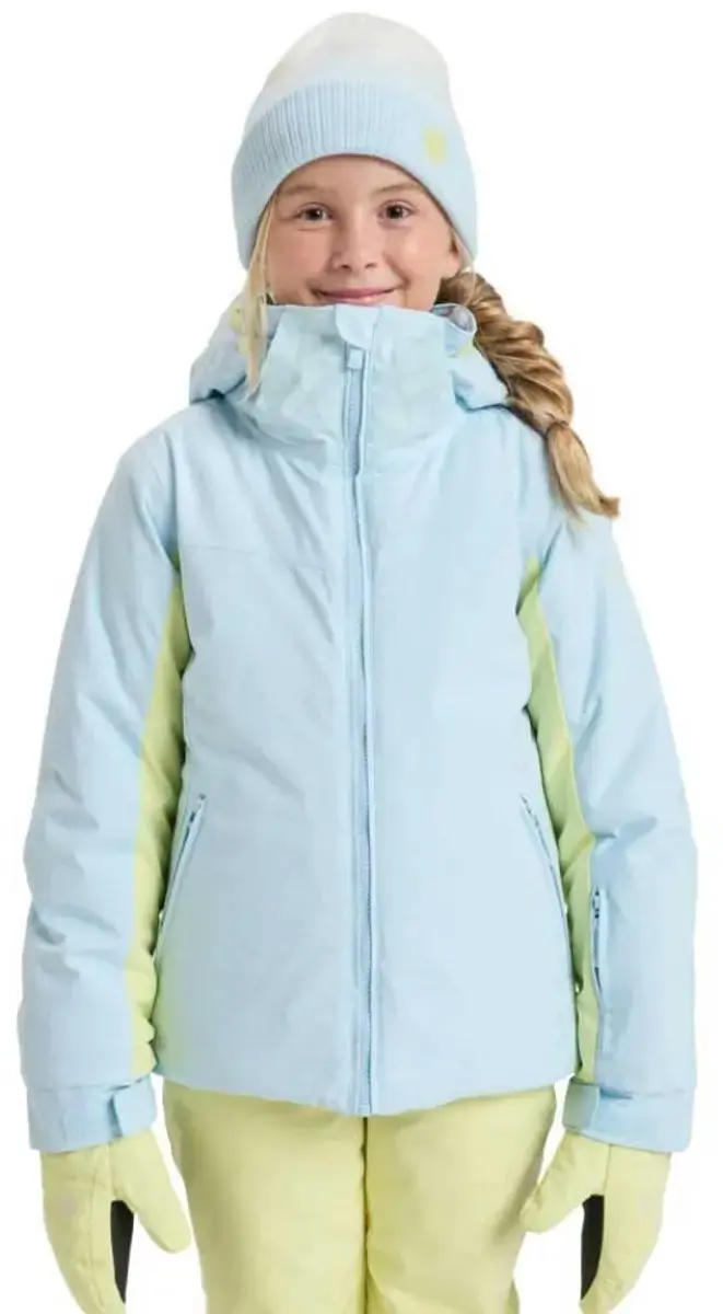Roxy Free Jet Block Jas Blauw 16 Years Meisje