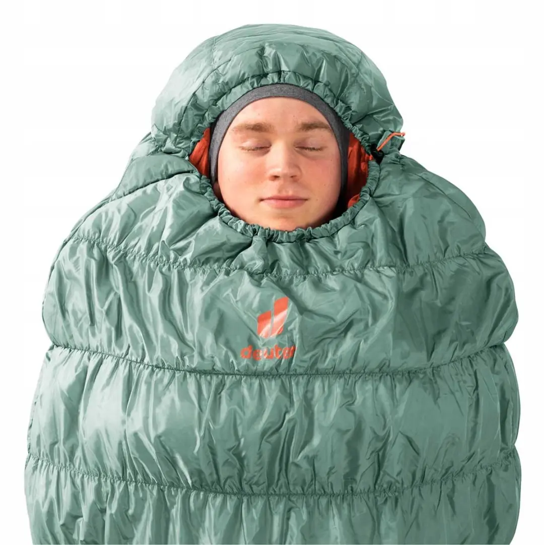 Deuter Exosphere +4° LONG Slaapzak - Groen - afbeelding 4 van 6