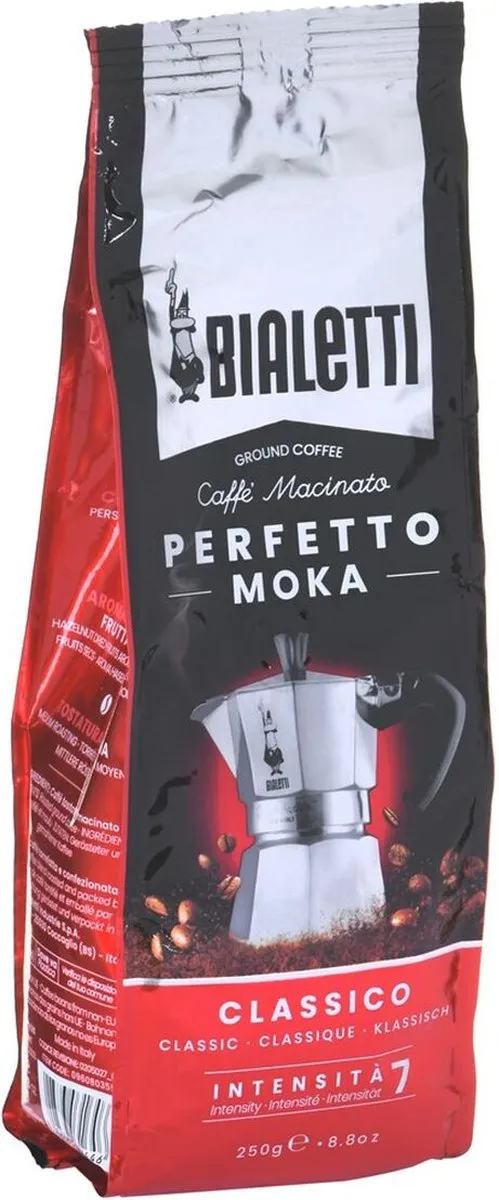 Bialetti New Venus 6 + Perfetto Moka Classic Zilver