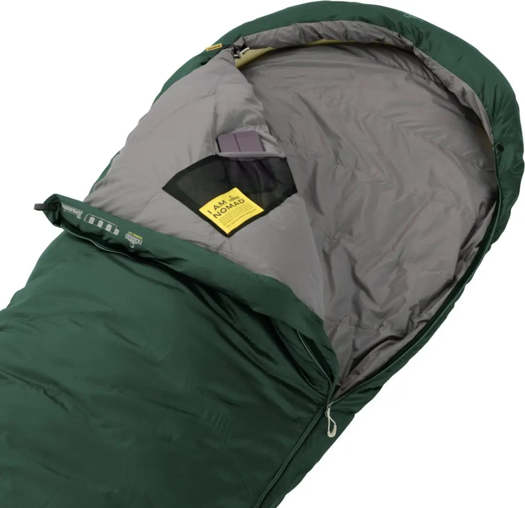 NOMAD Taurus 250 Mummy Slaapzak - 210x80cm - Groen - afbeelding 5 van 6