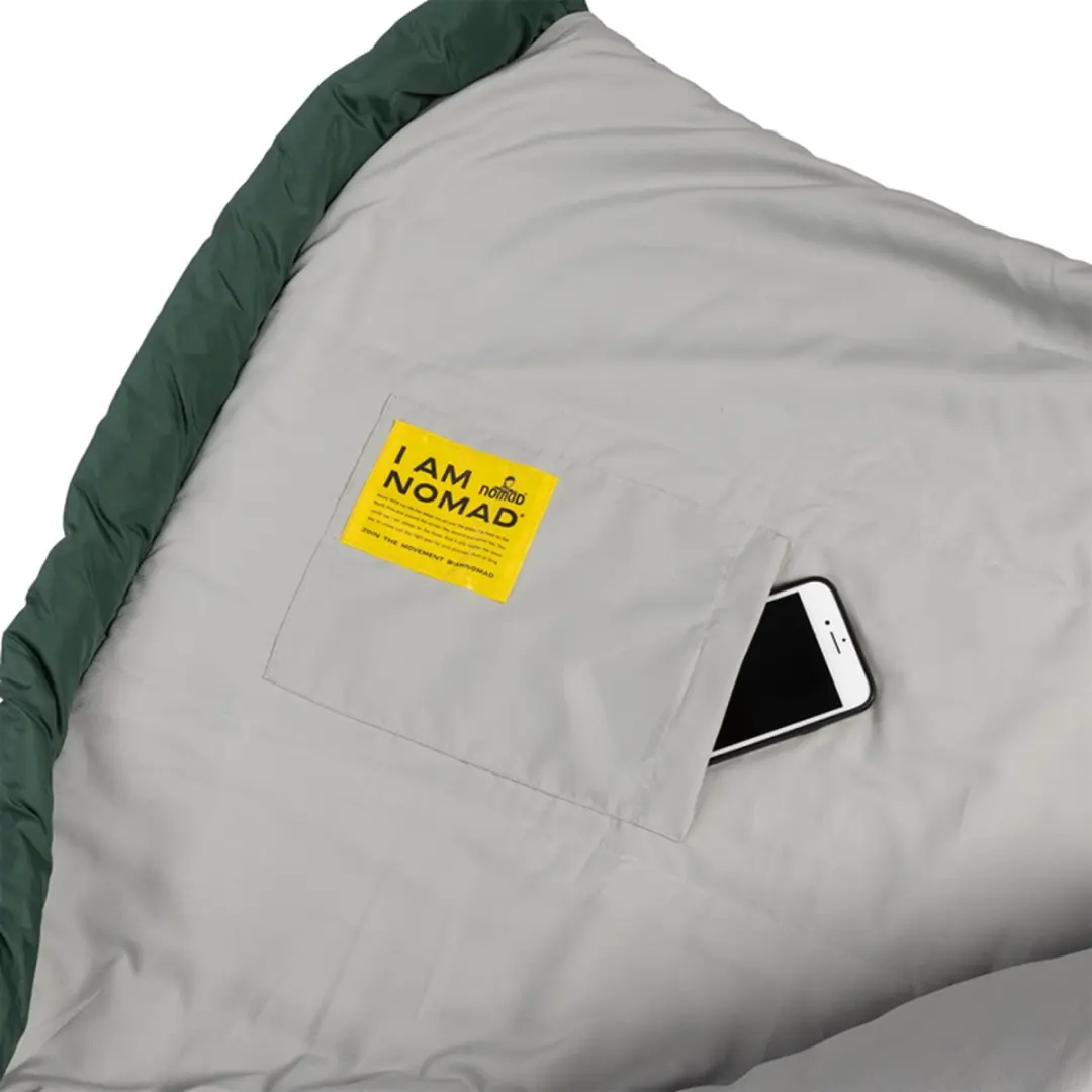 NOMAD Inca Premium 1300 Mummie Slaapzak - Links - Groen - afbeelding 2 van 6